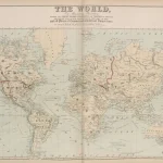 En världskarta som visar hur många länder det finns i världen.